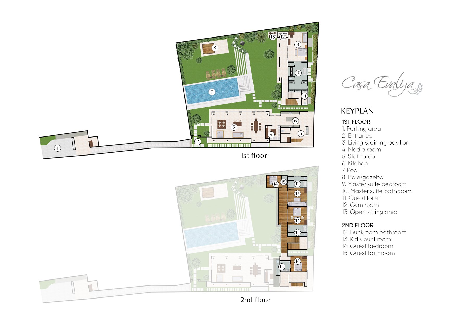Casa Evaliza Floorplan